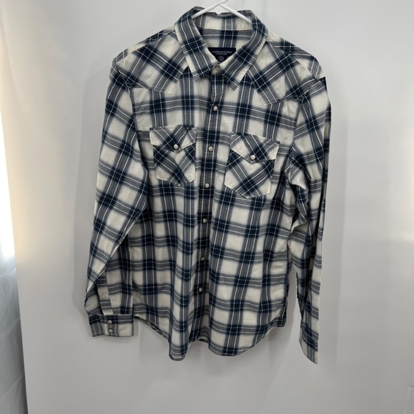 3 American Eagle Outfitters Button down shirts All Size Large - Picture 6 of 15